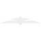 Ekena Millwork Redmond Architectural Grade PVC Gable Bracket, 96"W x 16"H x 4"D x 6"F, 4/12 Pitch GBP096X16X0406RED00 - alternate 3
